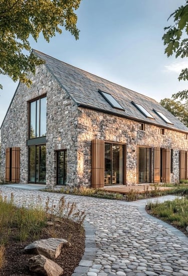 kültür taşı ile estetik dış duvar kaplama uygulaması