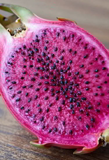 Arrangement of assorted pitahaya fruit packs ready for delivery