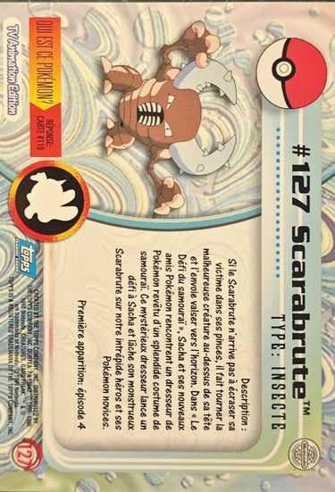 Scarabrute topps série 2