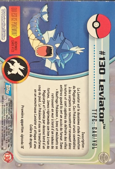 Léviator topps série 2