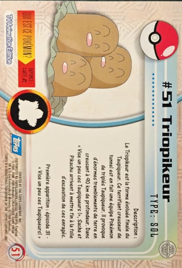 Triopikeur topps série 1