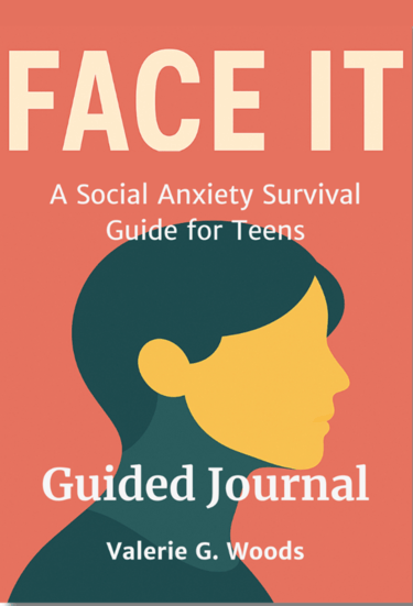 Face It Guided Journal Cover with a graphic image of a face