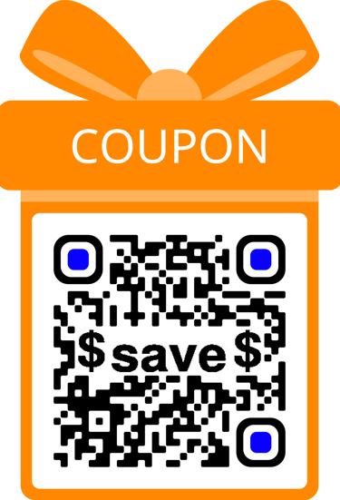 wiederverwendbarer qr-code - beispiel COUPON Kampagne