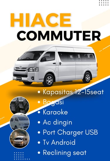 Spesifikasi Toyota Hiace commuter.