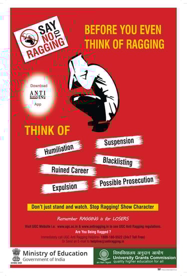 Before you even think of ragging Think of