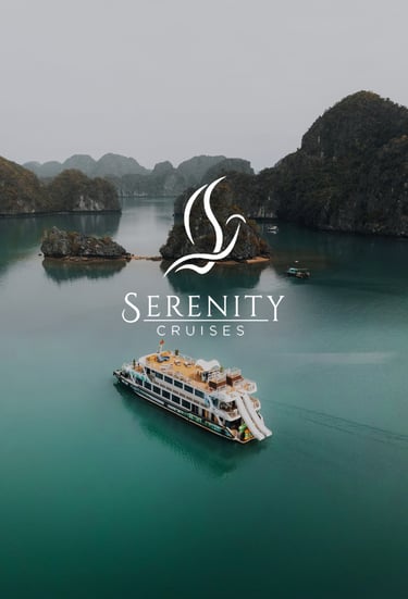 a cruise ship in Lan Ha Bay