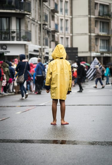Même quand il pleut, on peut visiter Quimper