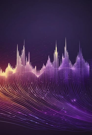 A close-up of a musician composing on a laptop.