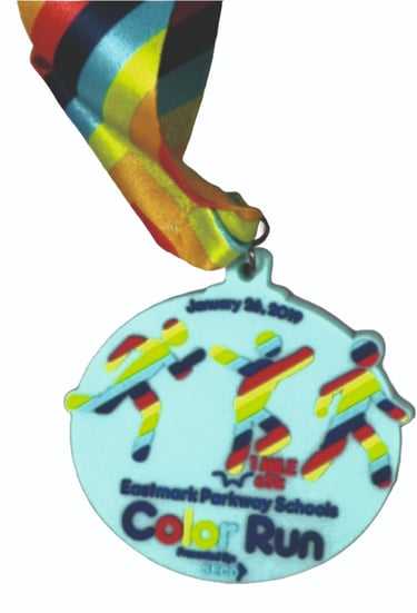 Running event Silicone Medal