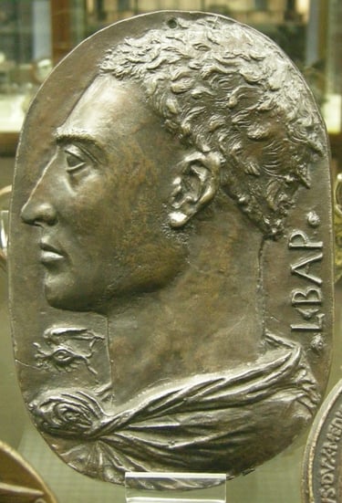 Leon Battista Alberti, (possibly) Self-Portrait, c. 1435