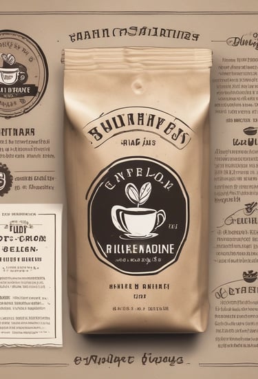 A vibrant display of various mushroom coffee blends and packaging.