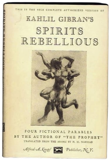 Spirits Rebellious by Khalil Gibran - Merken Magazine Banned Books