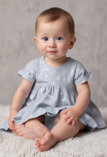 A smiling boy wearing a colorful t-shirt and shorts set, perfect for playtime adventures.