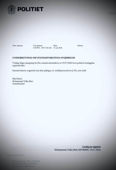 Fredrikstad Police, Østfold police, Salah Al Saadi candidate, Blackmail, Extortion, Linda Tengesdal