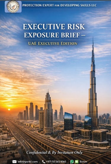 Executive Risk Exposure Brief – UAE Executive Edition