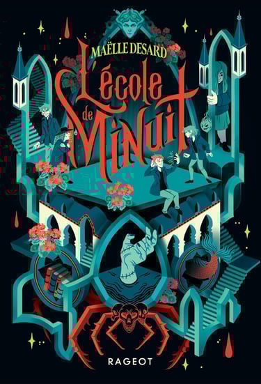 Première de couverture du roman L'école de minuit tome 1