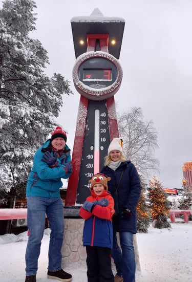 Cold in Santa's village