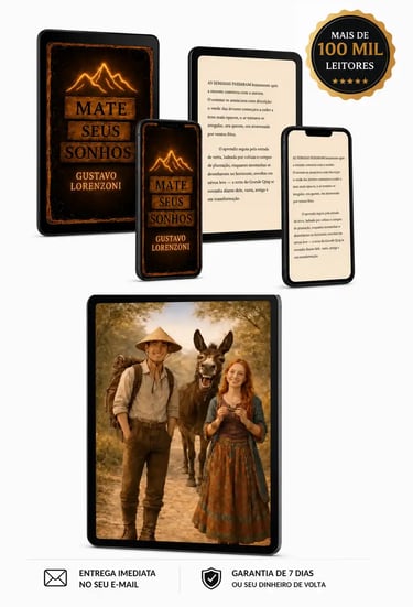 Mockup Livro Mate Seus Sonhos