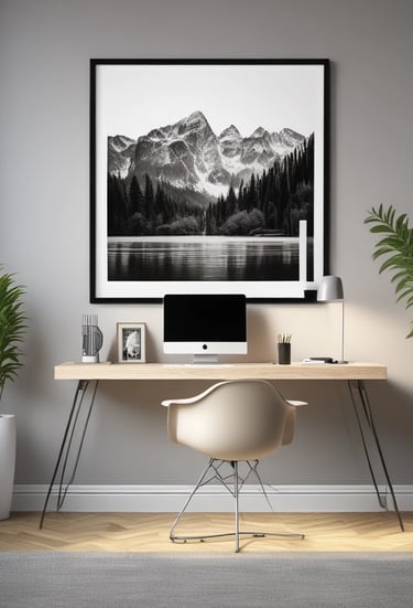 A sleek display of downloadable digital art files on various devices.