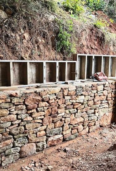 mur en pierre 