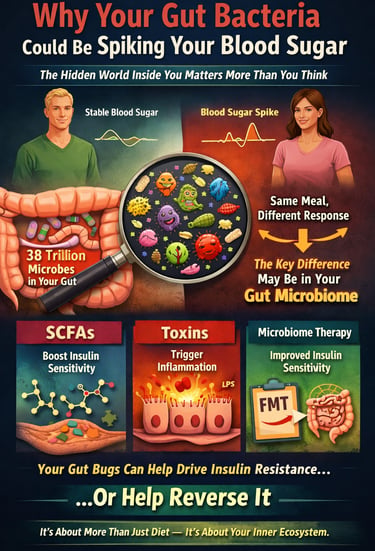 New research shows gut health plays a key role in insulin resistance. Find out how to improve your m