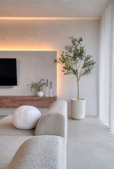 asma tavan uygulaması yapılmış modern salon tavanı