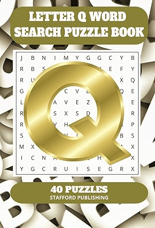 Letter Q Word Search Puzzle Book