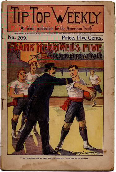 Tip Top Weekly Pulp Magazine Early 1900 Sports Comic Frank Merriwell