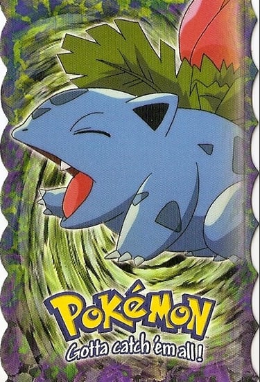 E2 Of E12 Ivysaur Topps Pokémon The First Movie Die Cut