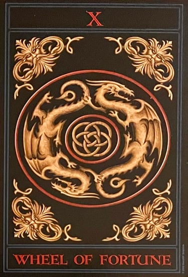 Nothing Tarot Card - Wheel Of Fortune 
