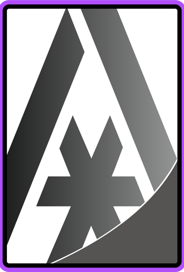 a purple and white sign with a star trek inoxidable