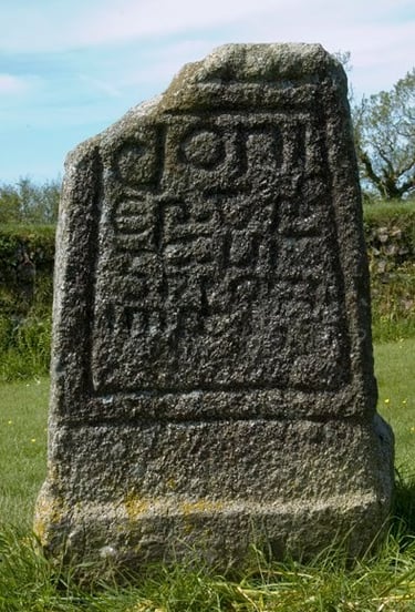 King Doniert's Stone near St Cleer, Cornwall