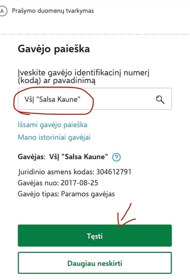 1.2 % parama sokiu studijos veiklai palaikyti