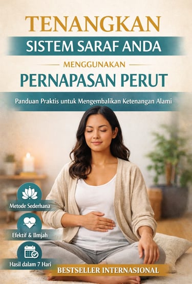 Panduan pernapasan perut untuk menenangkan sistem saraf, mengurangi stres, kecemasan & overthinking 