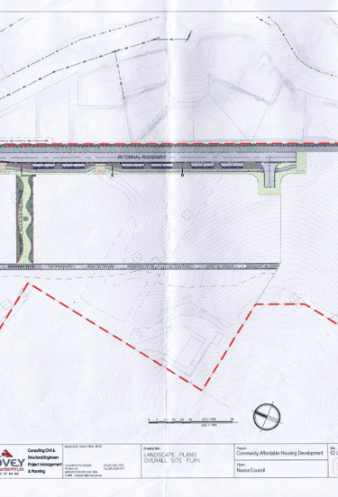 A3 sized draft plans of early clearing works