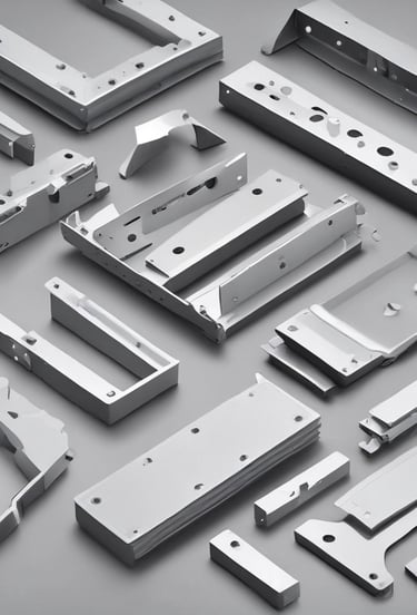 Precision components used in automotive manufacturing.