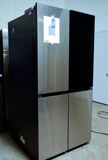 French door refrigerator with built in TV at Appliances for Less in Tucson, Az.