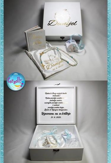 Cornelly poklon set za krštenje s imenom