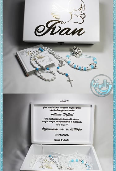 Poklon set za krštenje s imenom Cornelly