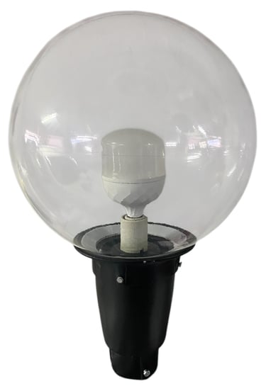 PUNTA DE POSTE ESFERA TRANSPARENTE