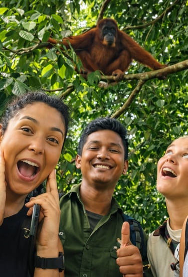 Trekking orangutan tours sumatra