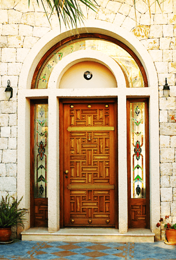 Kas Villa Door