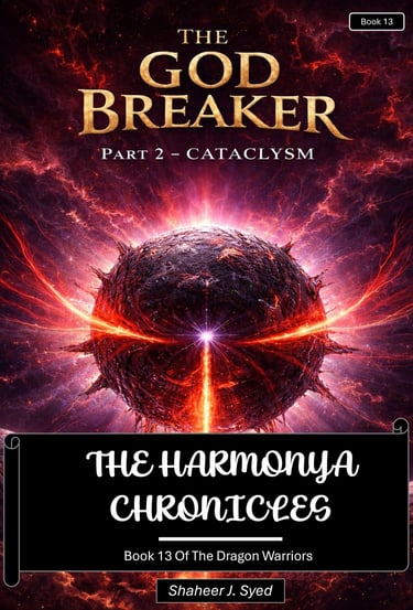 Book 13 Cover - Book 13 Of The Dragon Warriors The God Breaker Part 2