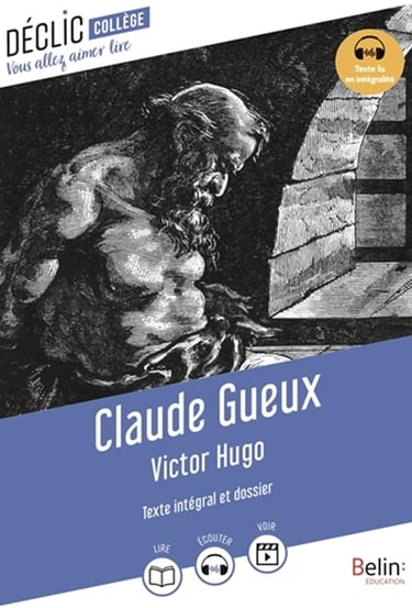 Première de couverture du roman Claude Gueux de Victor Hugo