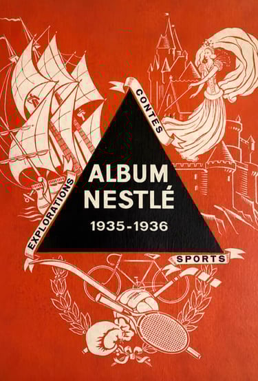 1935-36 Album Nestle Sports Cards from France