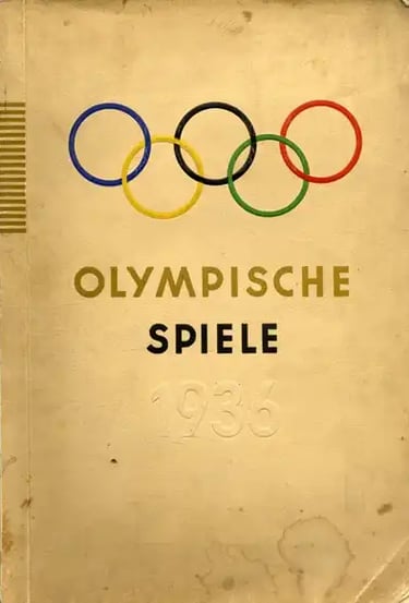 1936 Sidol-Werke Olympische Spiele Basketball Card Album from 1936
