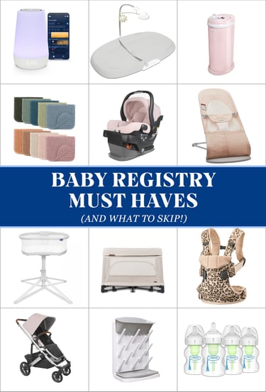 Baby Registry must have items list