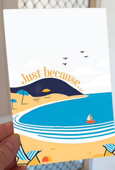 Just Because Postcard