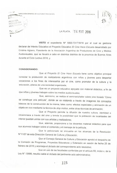 Consejo General de Cultura y Educación de la Pcia. de Buenos Aires