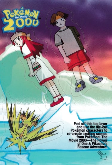 Stickers 3 of 10 Topps Pokémon The Movie 2000 front